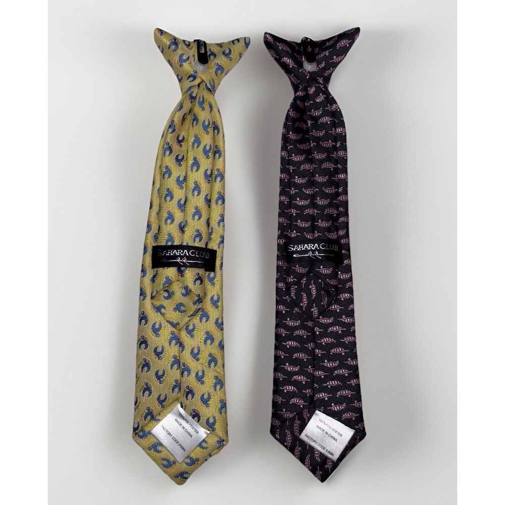 Sahara‎ Club Tie Set Boys 11 Inch Clip On Tie